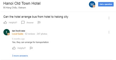 A Google Hotel Search: Q&A