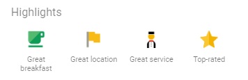 Google Hotel Search:: Highlights