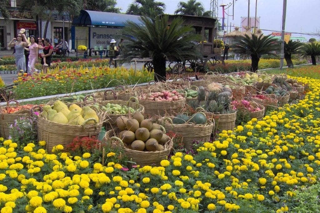 Tet Flower Market - Vietnamese New Year