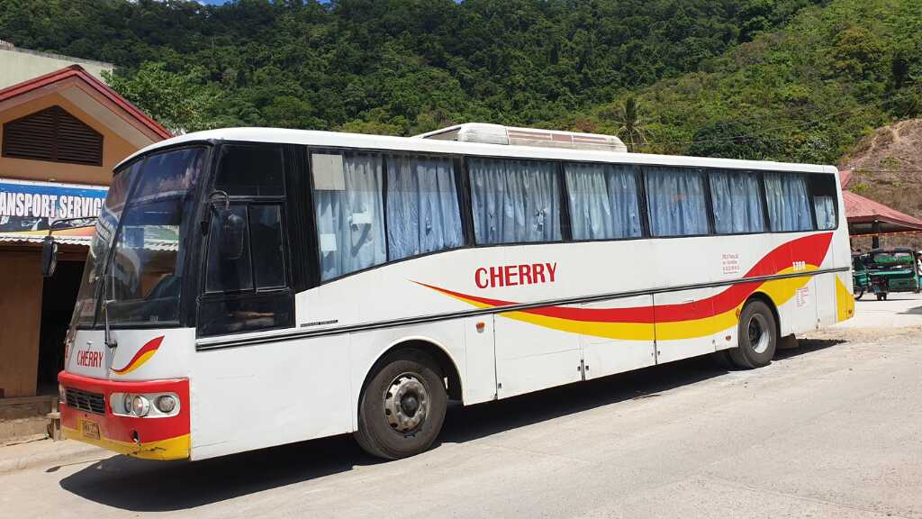 Cherry Bus: One of the main operators for the Puerto Princesa - El Nido route