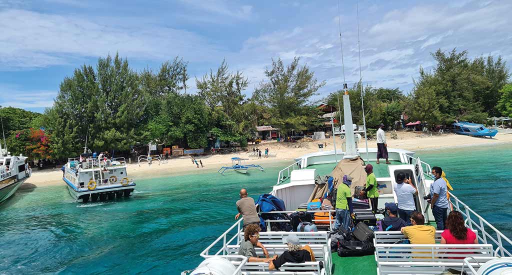 Ferry from Bali to Gili Trawangan