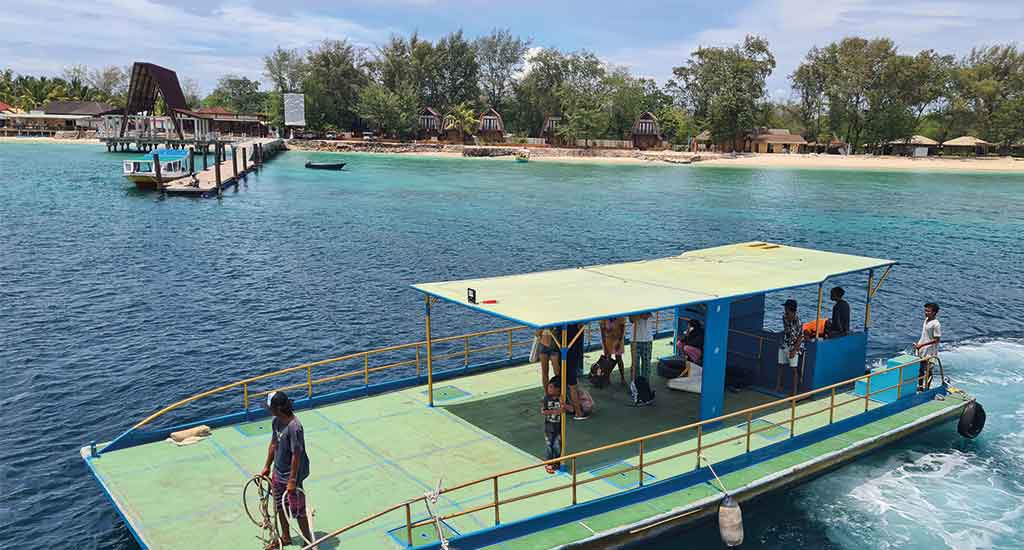 Ferry transfer for ferries from Bali to Gili Meno