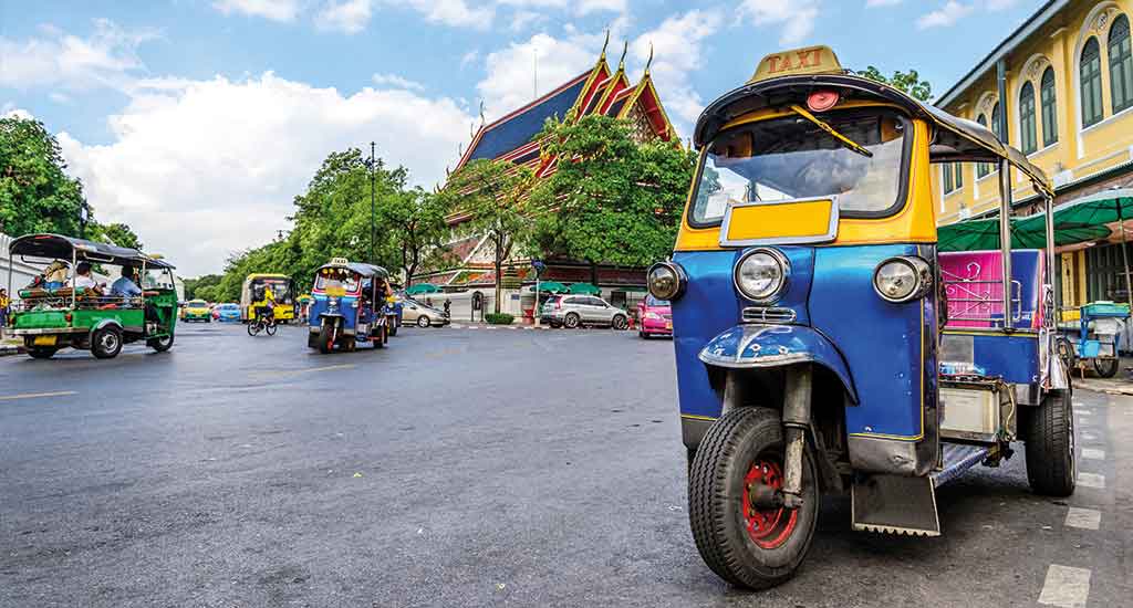 Tuk-tuk Transportation Bangkok City