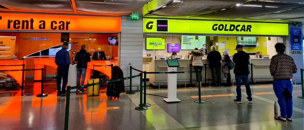 Renting a car at the airport