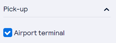 Car rental with airport pick up