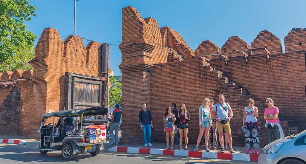 Tha Pae Gate in Chiang Mai
