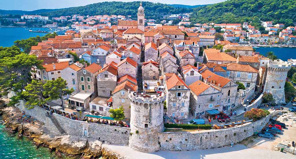 City walls of Korcula