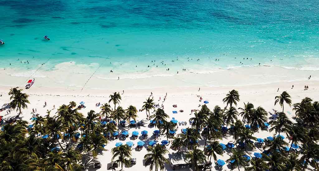 Pescadores Beach in Tulum Mexico
