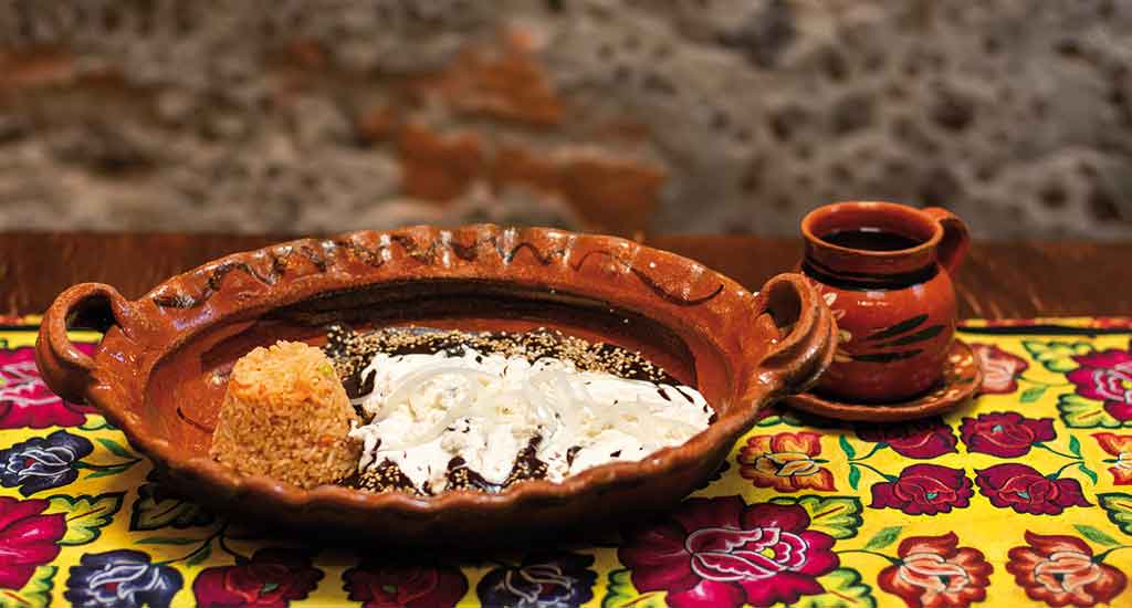 Mole sauce in Oaxaca City Mexico