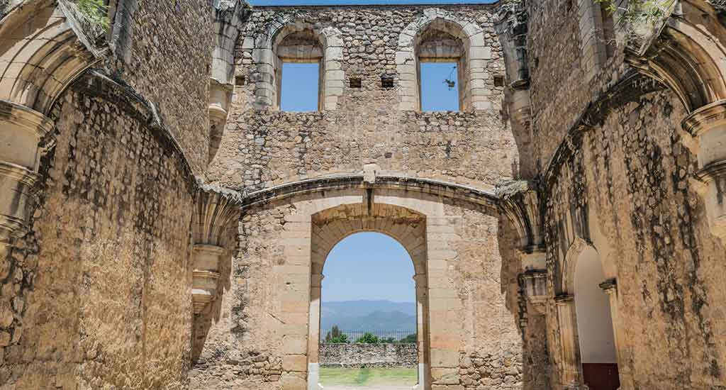 Cuilapam Ruins in Oaxaca City Mexico