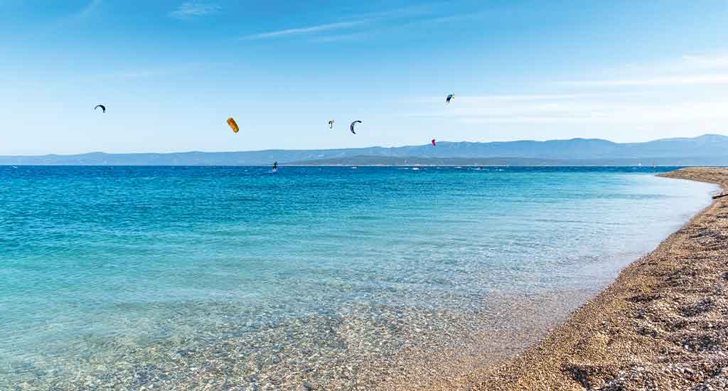 Kitesufing in Brac