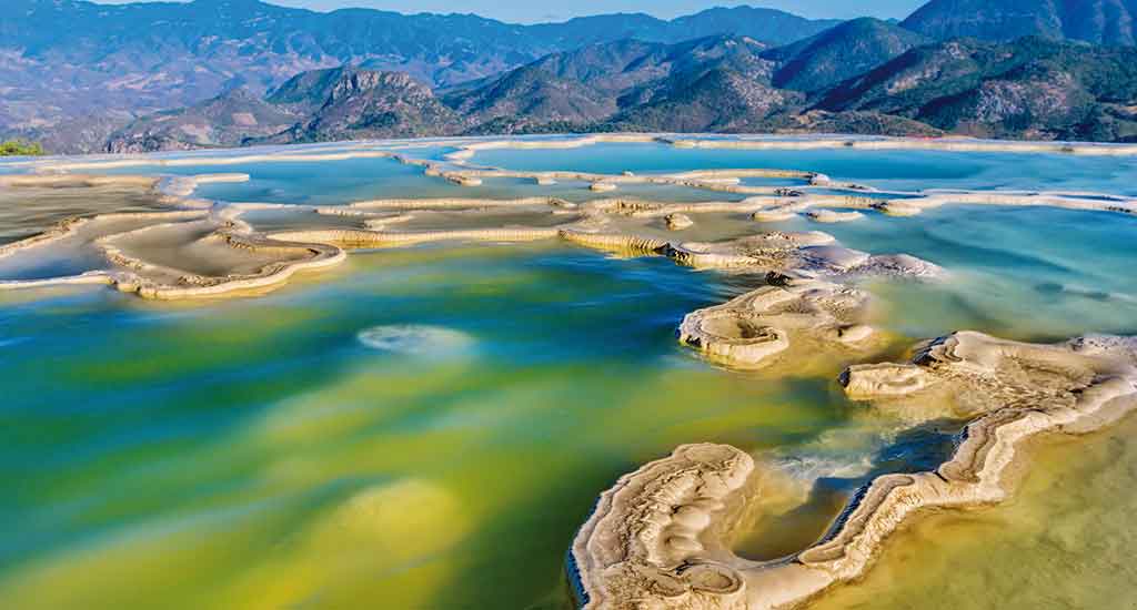 Hierve el Agua in Oaxaca Mexico