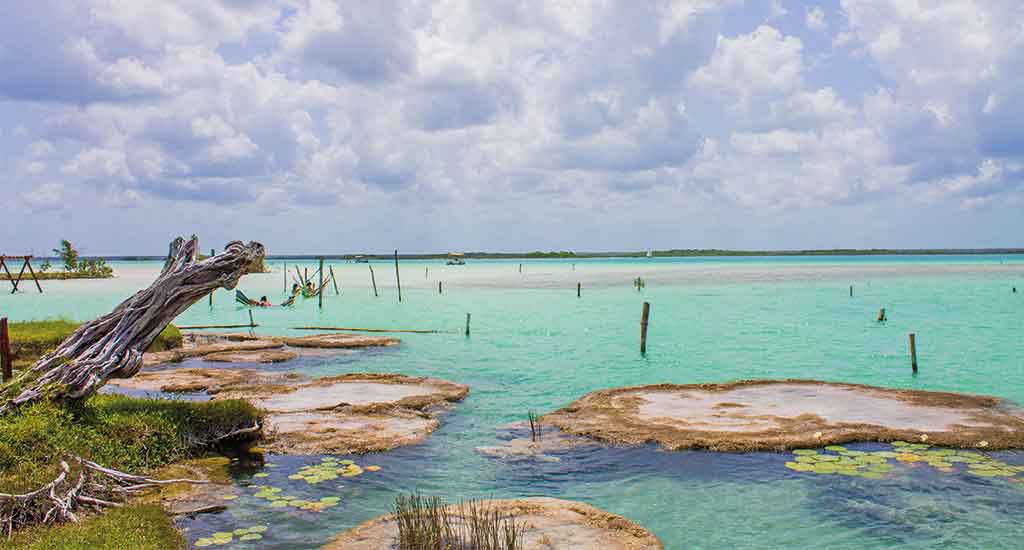 Cenote Cocalitos in Bacalar Mexico