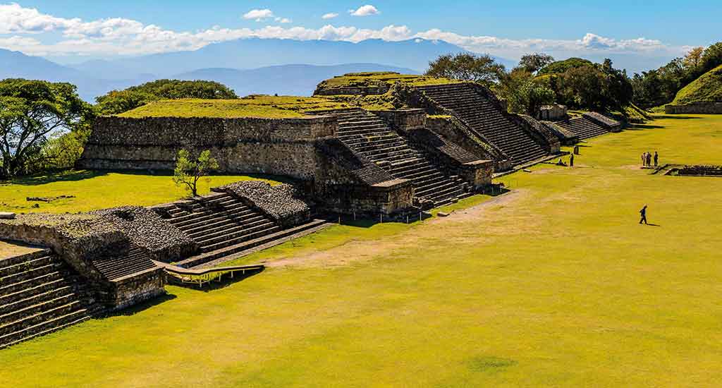 Main Plaza in Oaxaca city Mexico