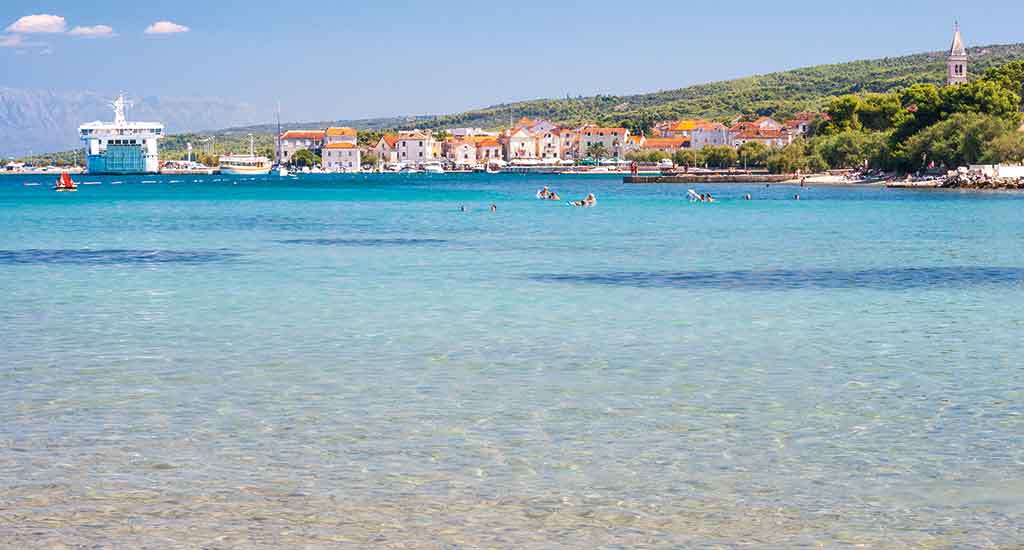 Supetar Harbour in Croatia