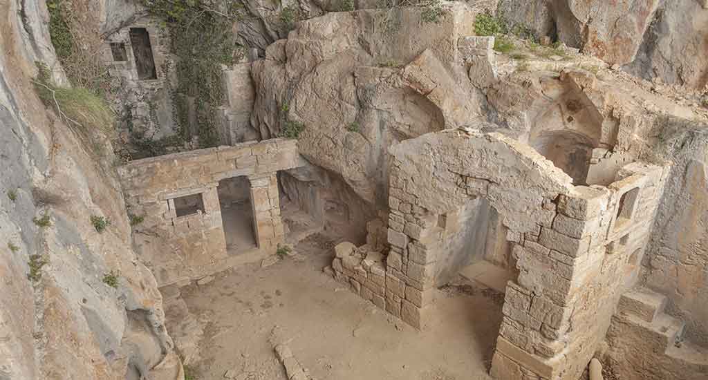 Dragon cave chapel in Brac