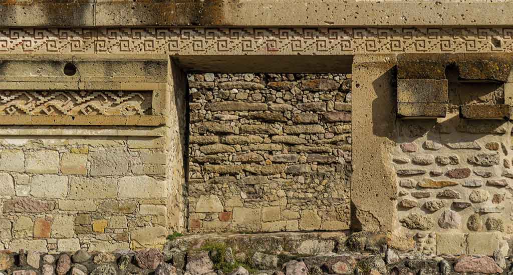 Mitla ruins in Oaxaca city Mexico