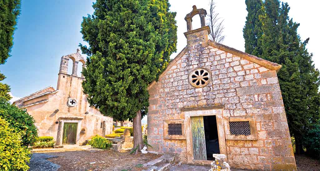 Skrip old chapel in Brac