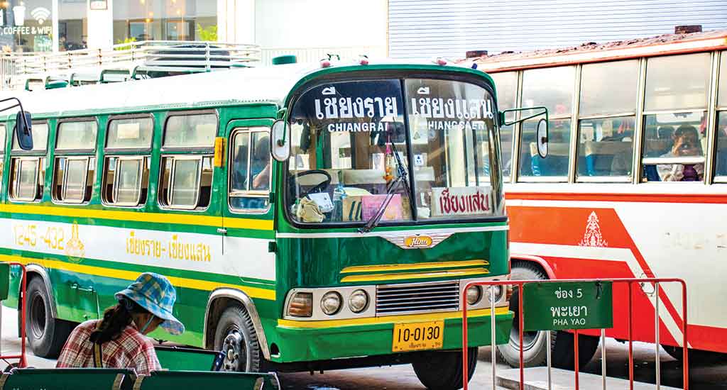 Green Bus, Bus station in Chiang Rai