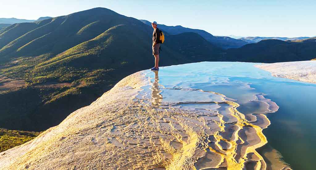 Hierve el Agua in Oaxaca Mexico