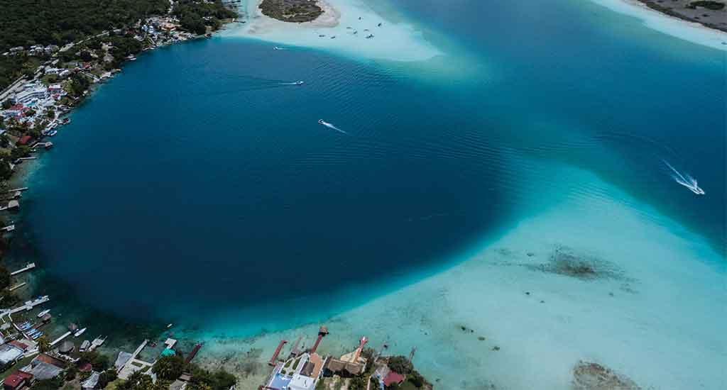 Cenote Negro in Bacalar Mexico