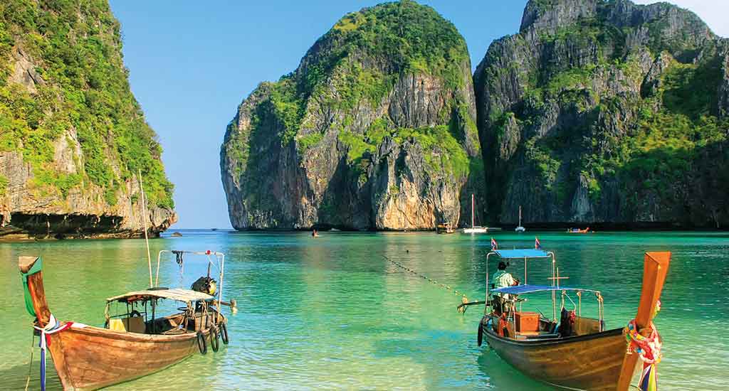 Longtail boat in Koh Phi Phi