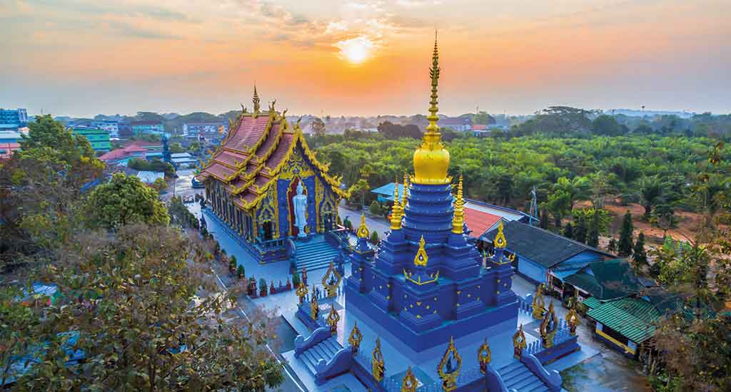 Chiang Rai Blue Temple of Wat Rong Sua Ten