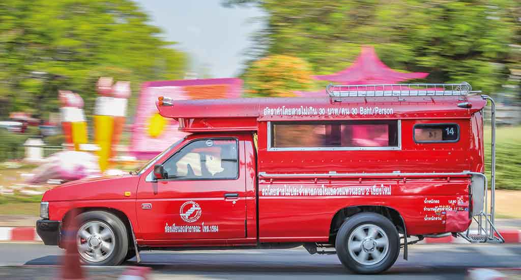 Songthaew at Thailand