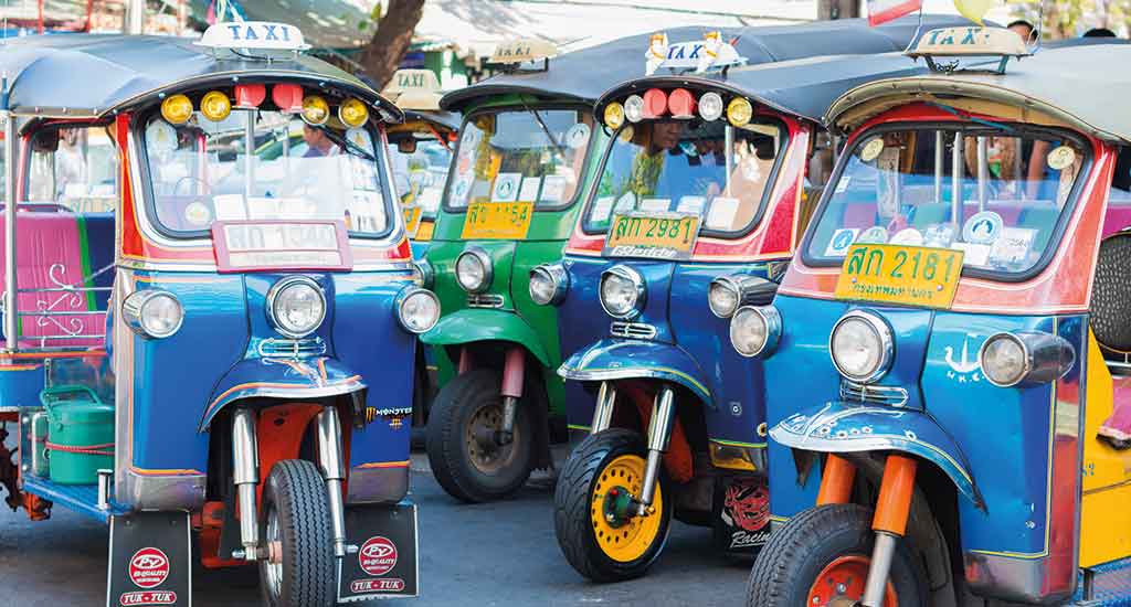 Tuk-tuks in Bangkok
