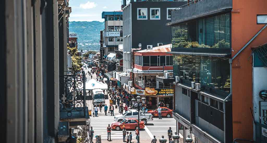 Central park in San Jose Costa Rica