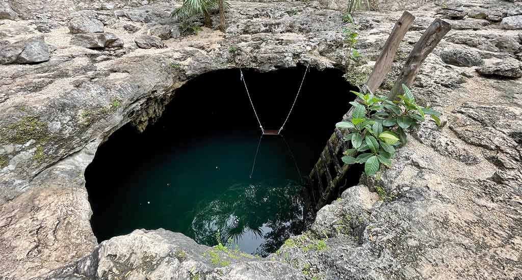 Cenote Calavera in Tulum Mexico