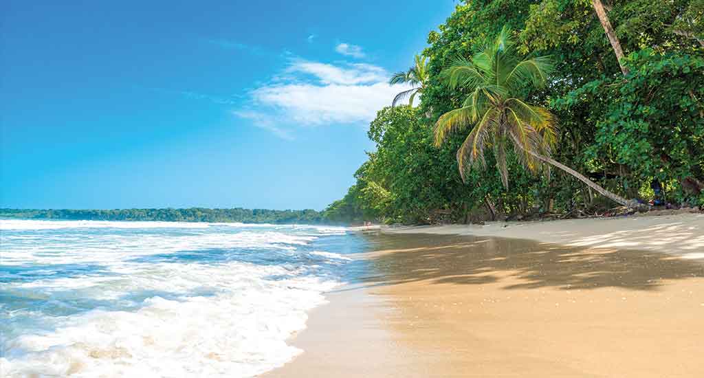Cahuita beach in Puerto Viejo Costa Rica