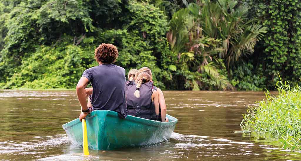Boat tour in Tortuguero Costa Rica
