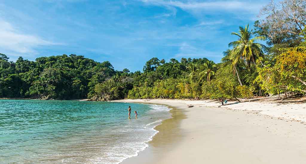 Beach coast in Manuel Antonio Costa Rica