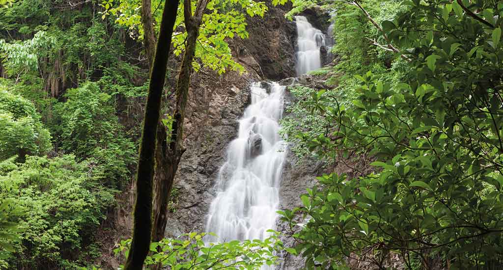 Montezuma waterfall in Nicoya Costa Rica