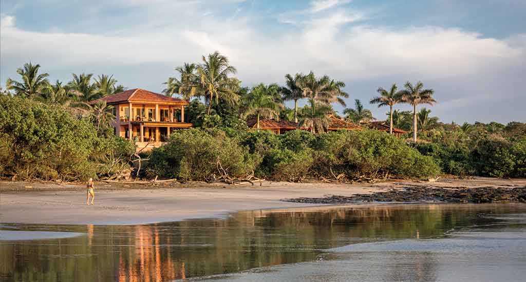Playa Negra coast in Costa Rica