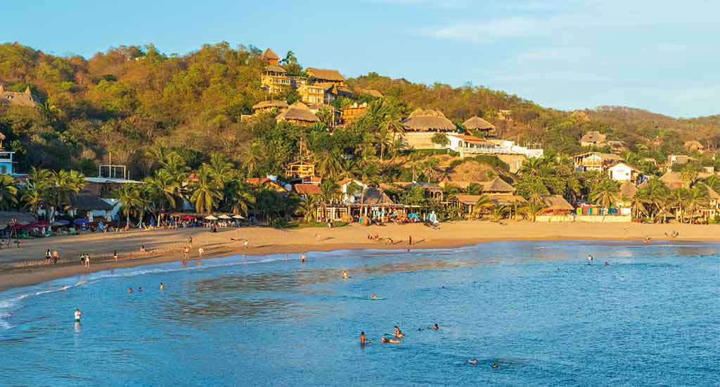 Mazunte beach in Puerto Escondido