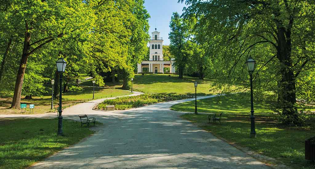Pavilion in park Maksimir
