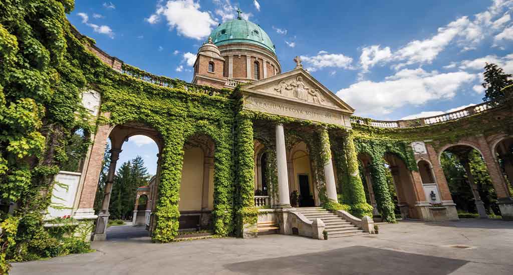 Outsdide of Mirogoj Cemetery