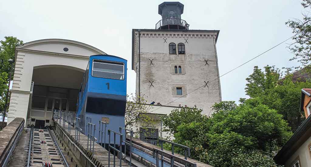 Lotrscak tower and Gric cannon