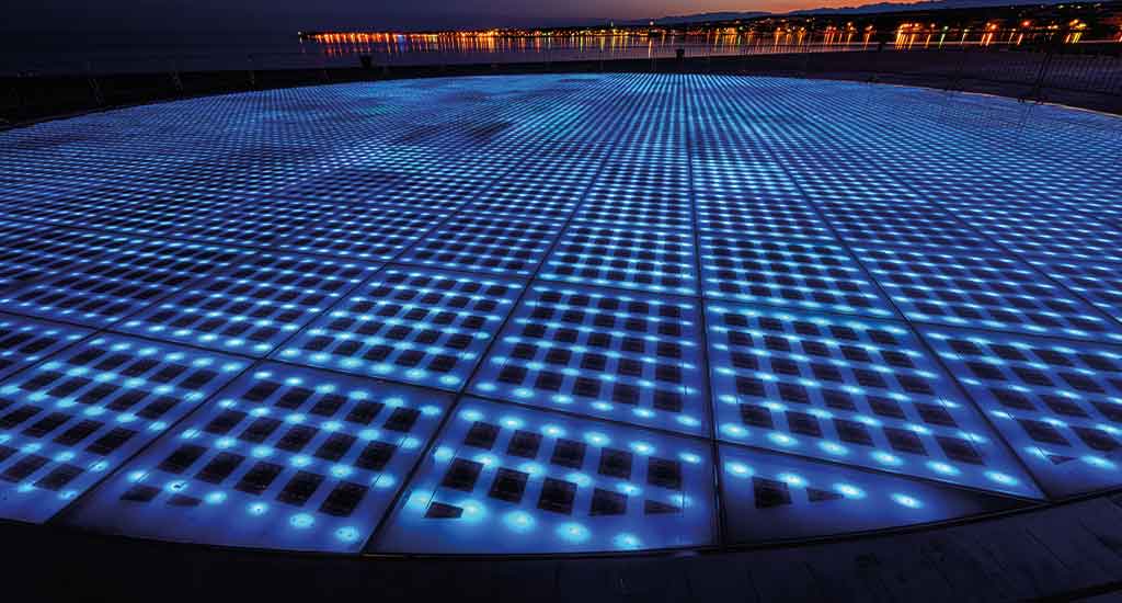 Sun salutation in Zadar