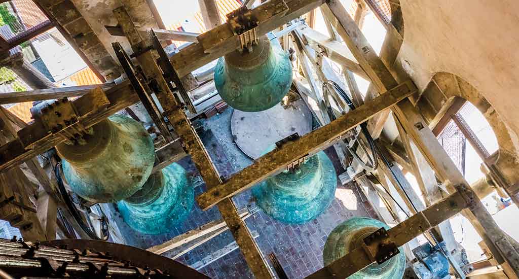 Bells inside the Bell tower