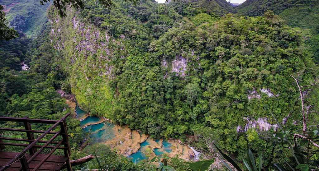 View point in Semuc Champey