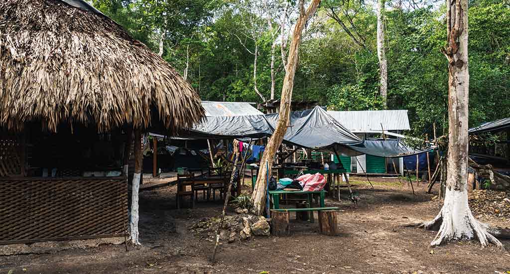 Camp site in El Mirador