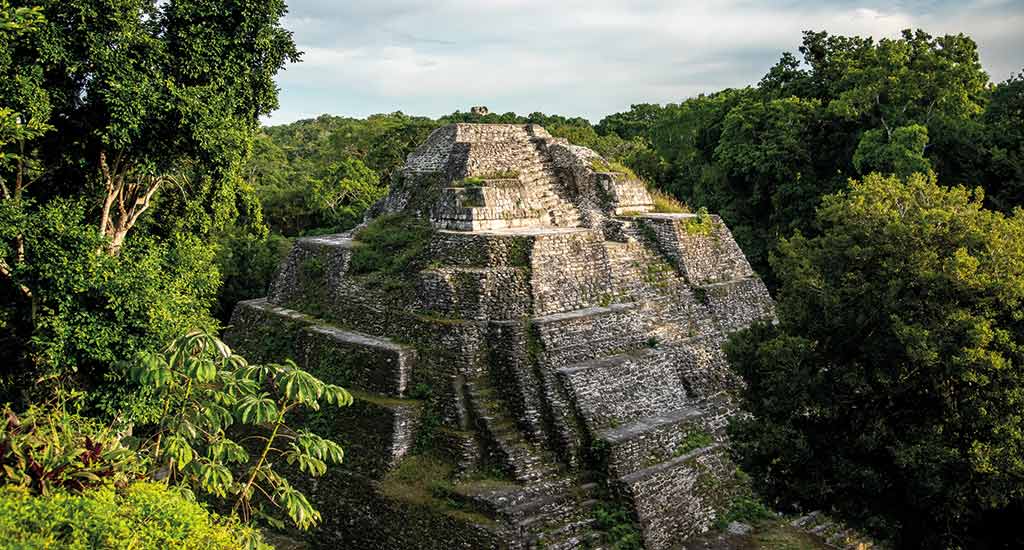 Yaxha ruins in Flores Guatemala