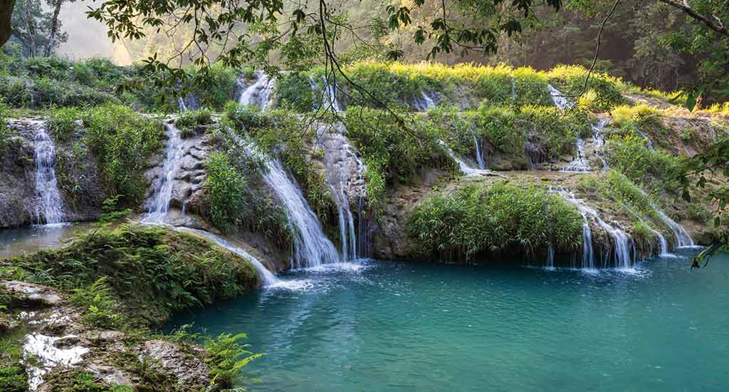 Waterfalls in Semuc Champey