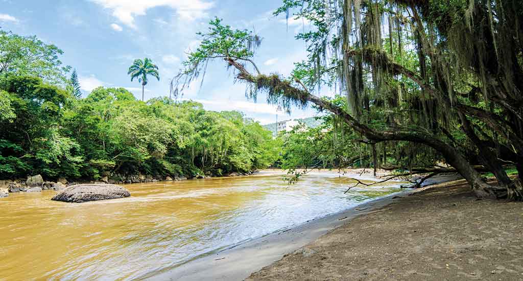 Riverbank in San Gil