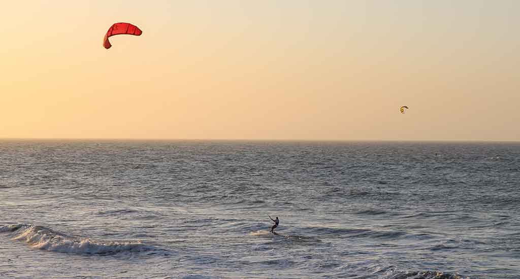 Kitesurfing in Cartagena