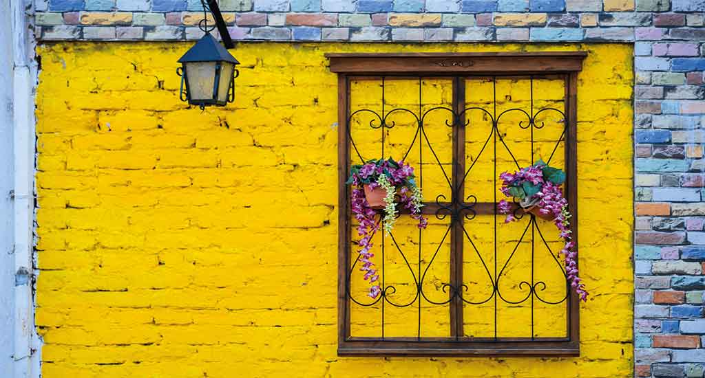 Wall decoration in San Antonio Colombia