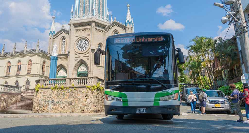 Bus in Medellin